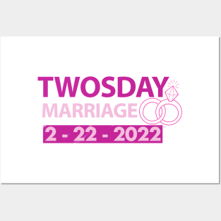 Twosday Marriage 2 February 2022 Marriage Gift Posters and Art